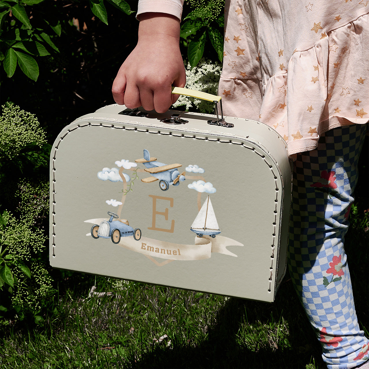 Personalizowana walizka na pamiątki - prezent z okazji narodzin dziecka