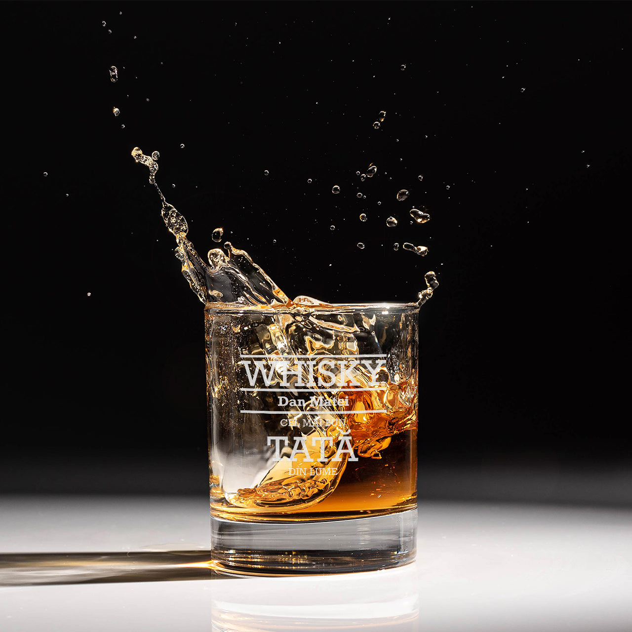 Grawerowana szklanka do whisky dla taty prezent dla taty prezent na dzień ojca szklanka do whisky z grawerem