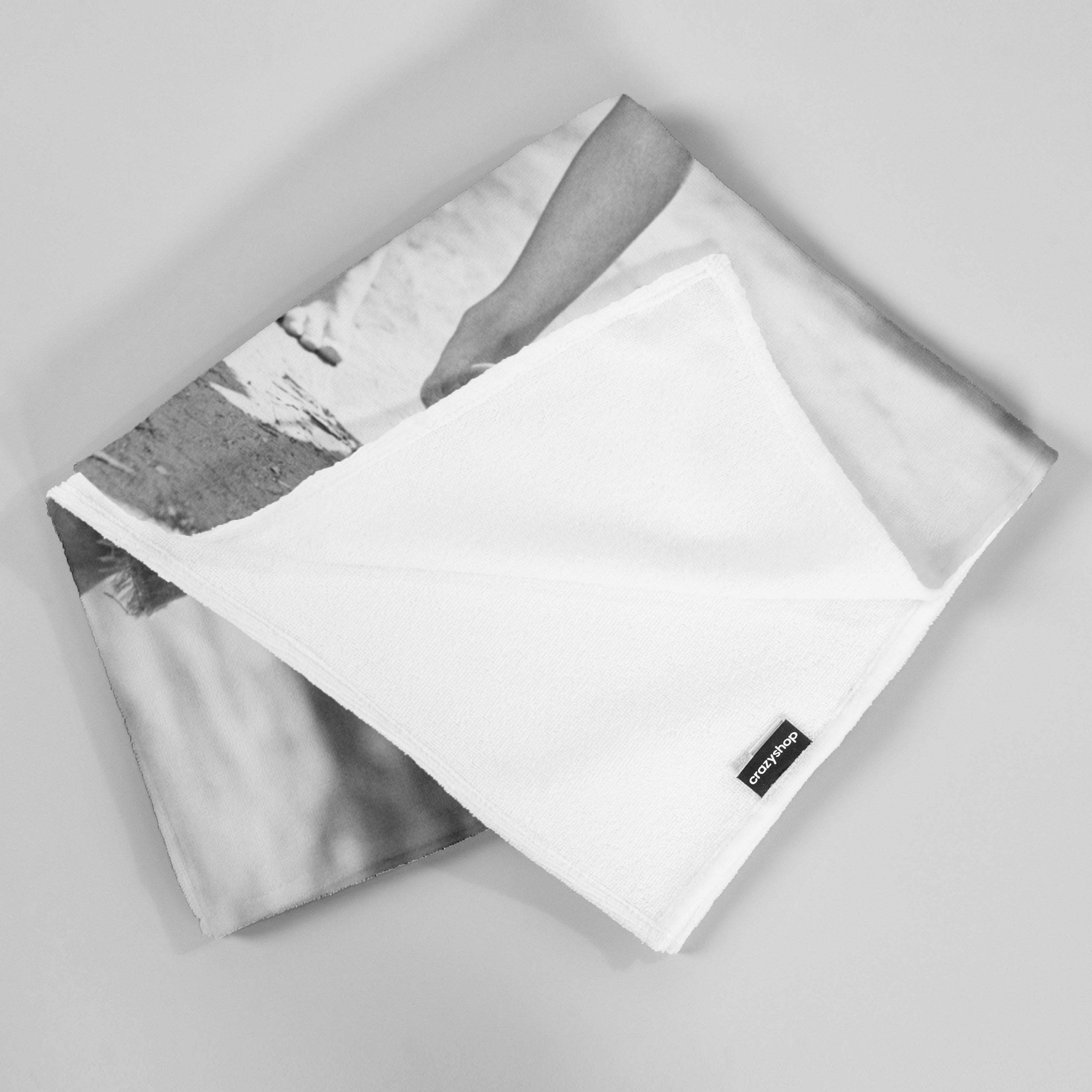 Personalizowany ręcznik z własnym zdjęciem ręcznik ze zdjęciem prezent personalizowany dla niej dla niego