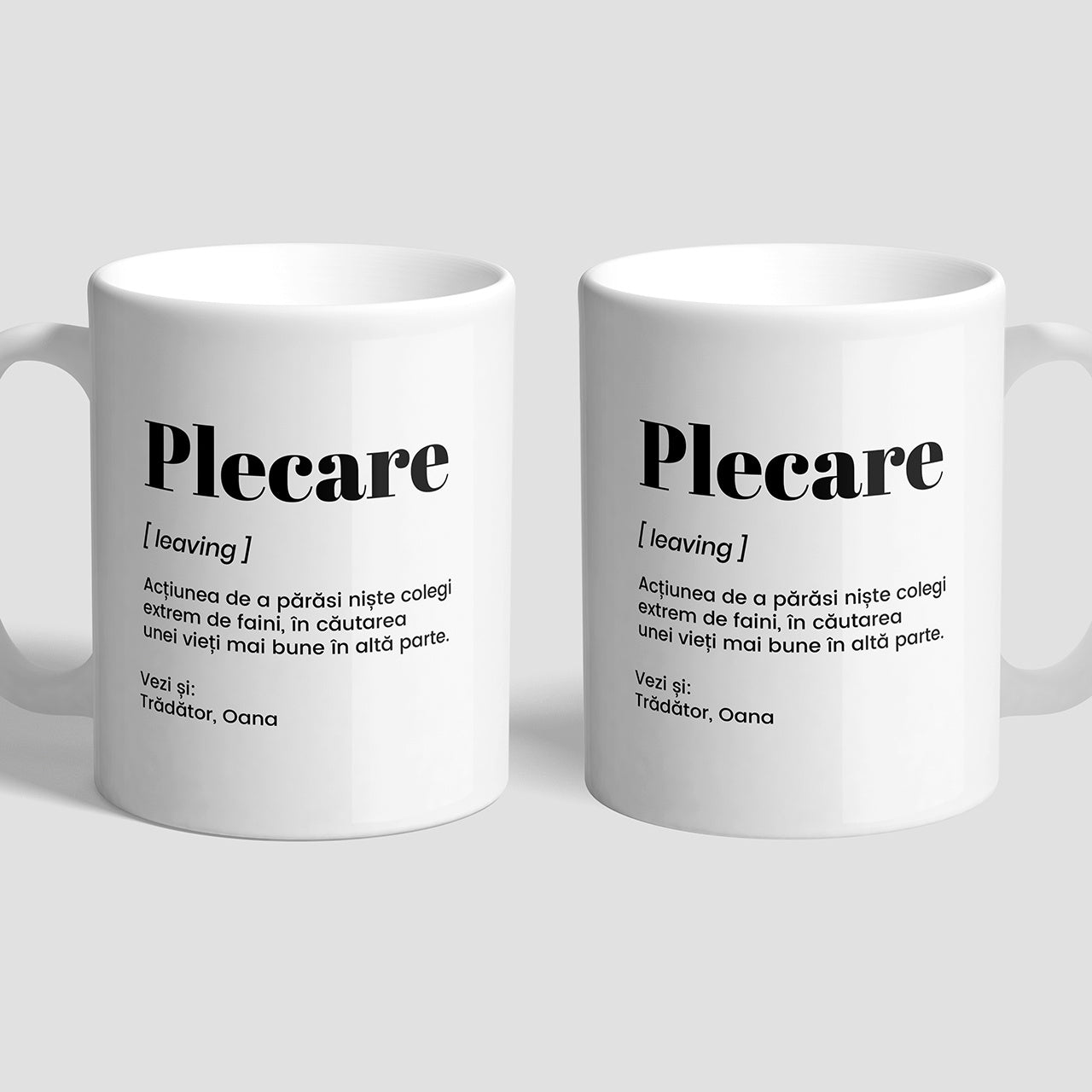 Cană personalizată cu ocazia părăsirii locului de muncă - cadou pentru o colegă