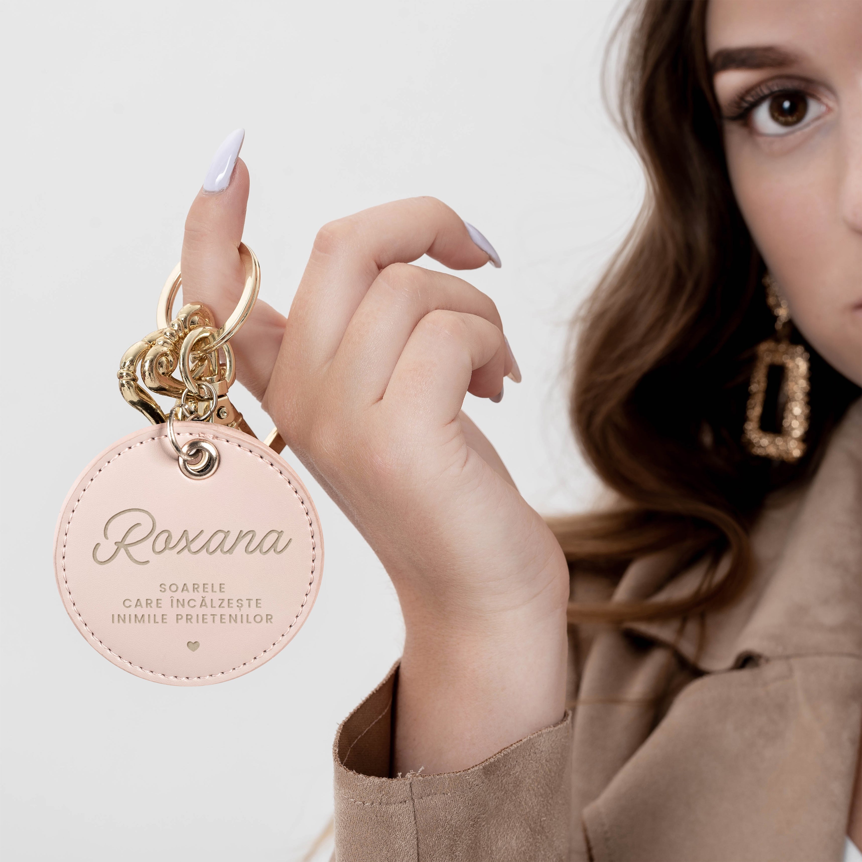 Breloc gravat pentru cea mai bună prietenă