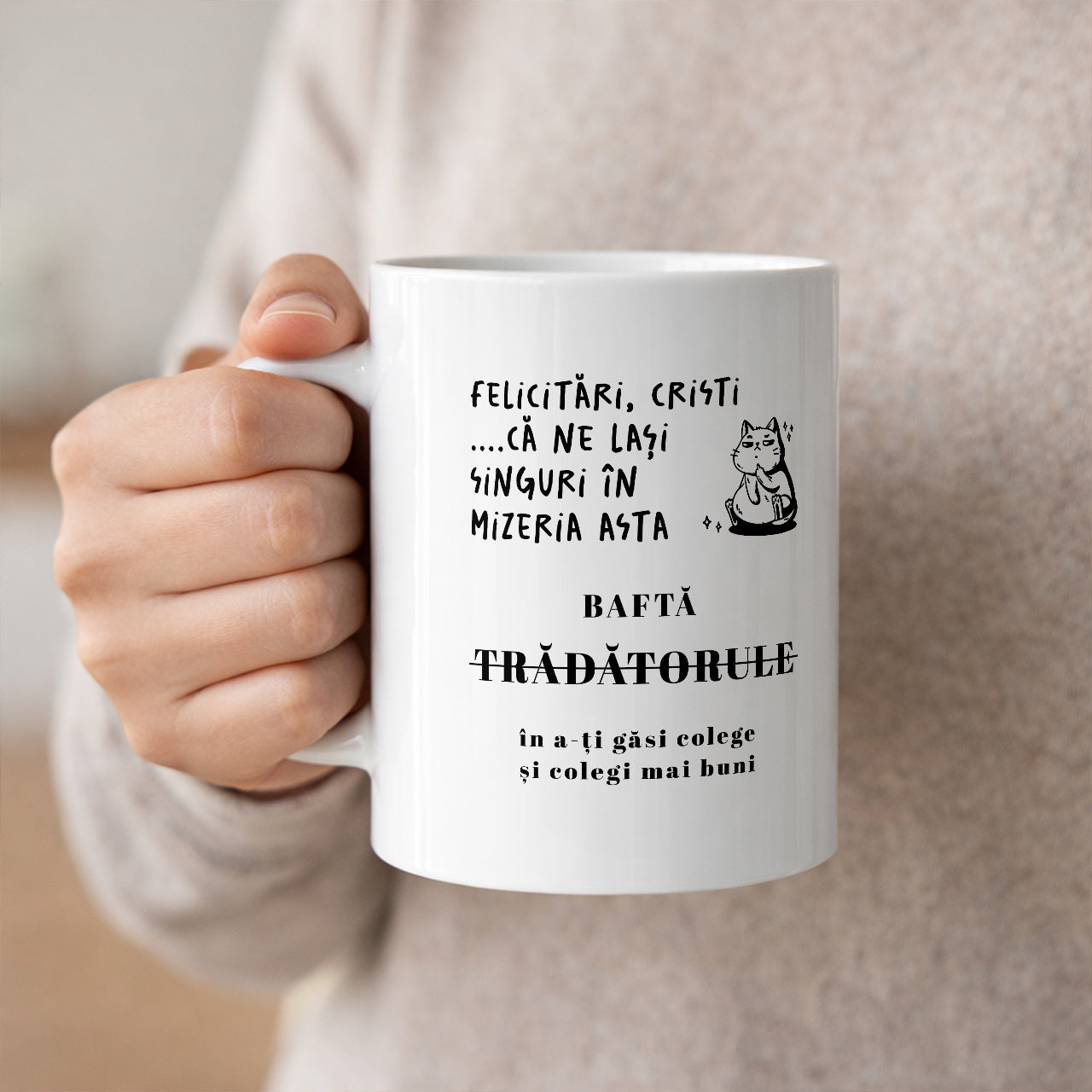 Śmieszny kubek - prezent dla kolegi na odejście z pracy kubek z nadrukiem kubek personalizowany dla kolegi