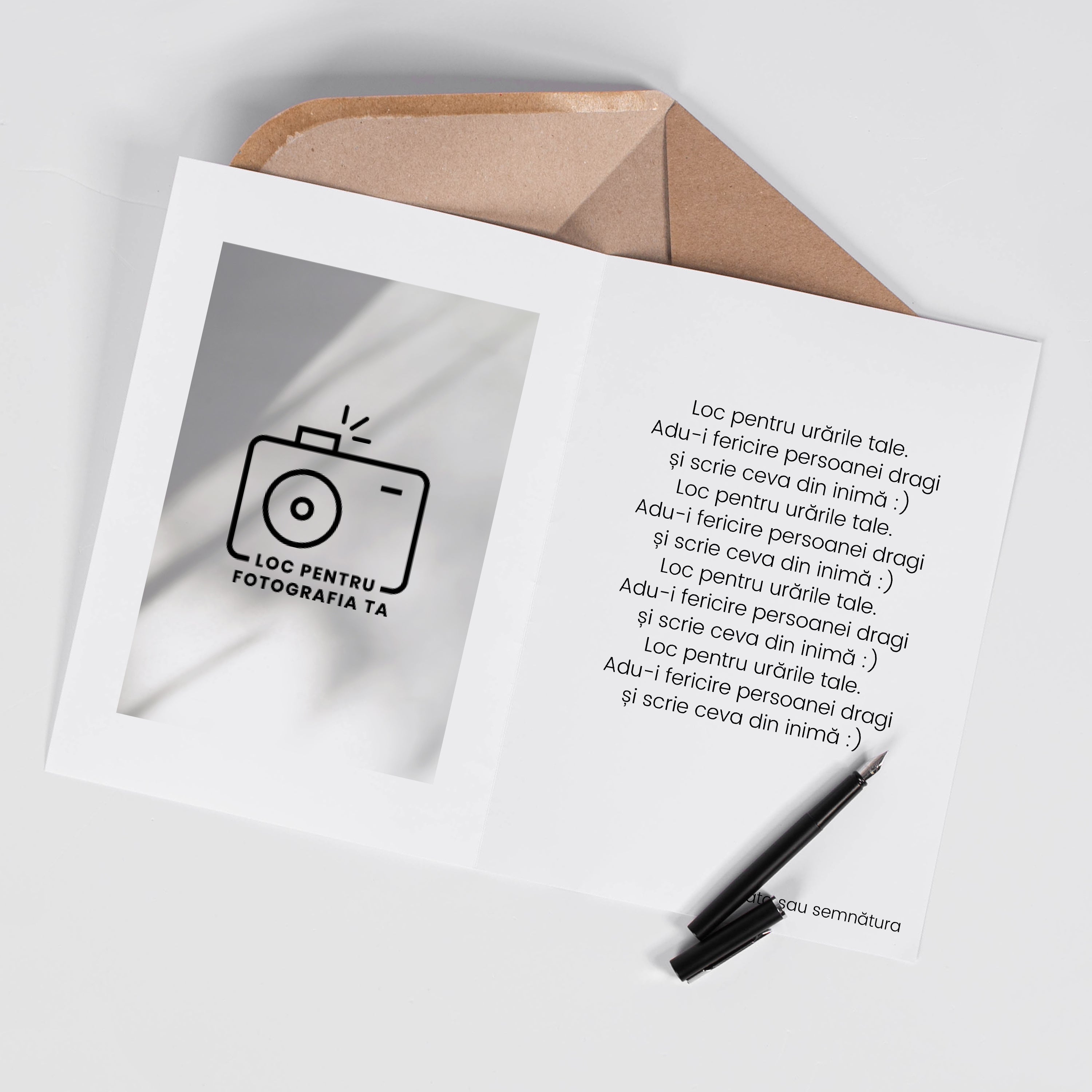 Felicitare A4 personalizată pentru rămas-bun de la serviciu