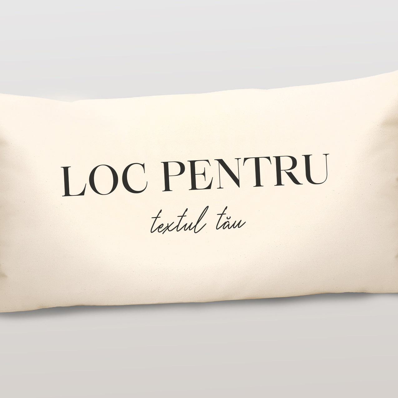 Pernă cu spațiu pentru textul tău