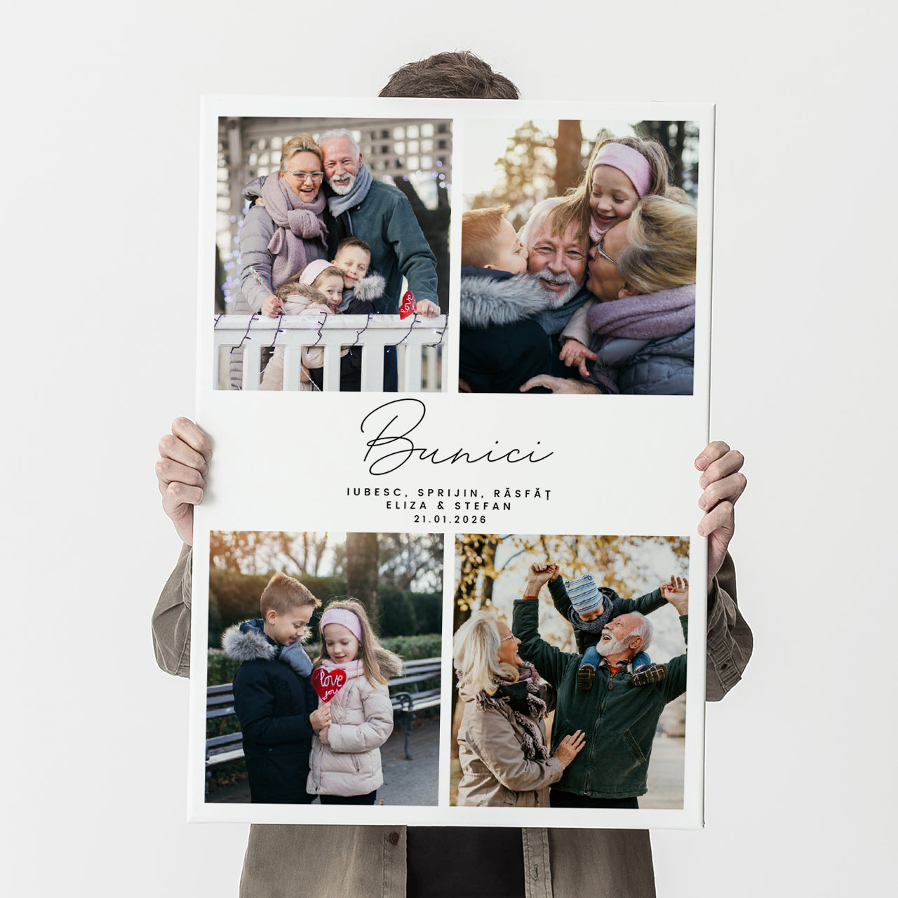 Obraz na płótnie dla Babci i Dziadka 50 x 70 obraz dla babci i dziadka prezent dla babci i dziadka