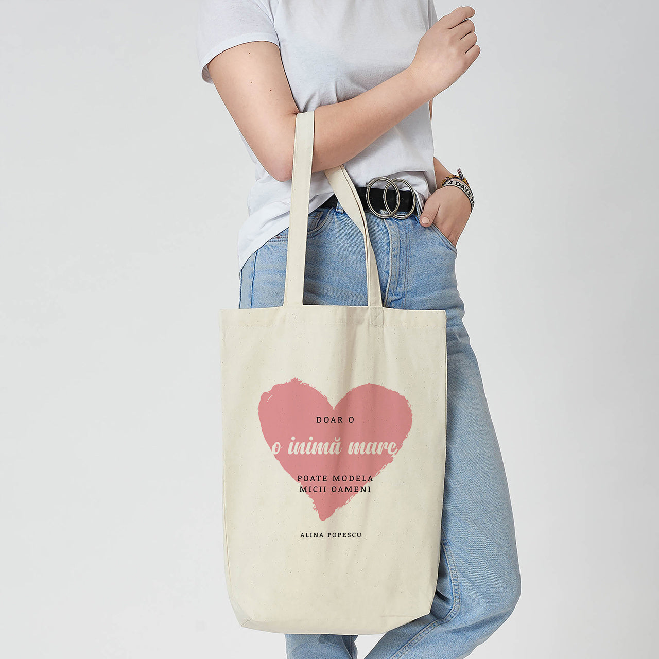 Traistă personalizată pentru profesoară - cadou de Ziua Profesorului