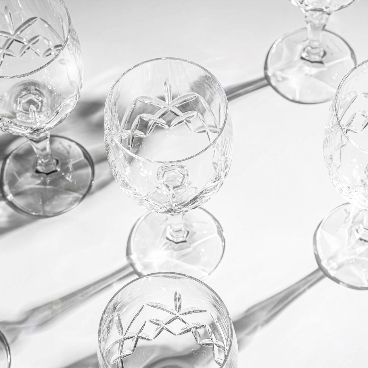 Luksusowe kieliszki do wina z kryształu 6 szt. prezent na ślub kieliszki na prezent