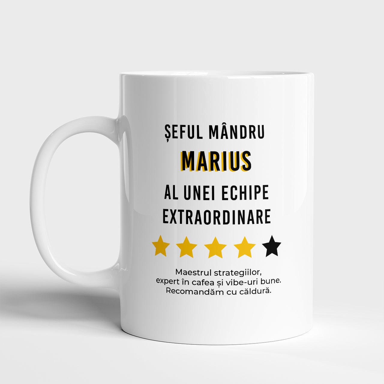 Cană pentru șef - cană personalizată