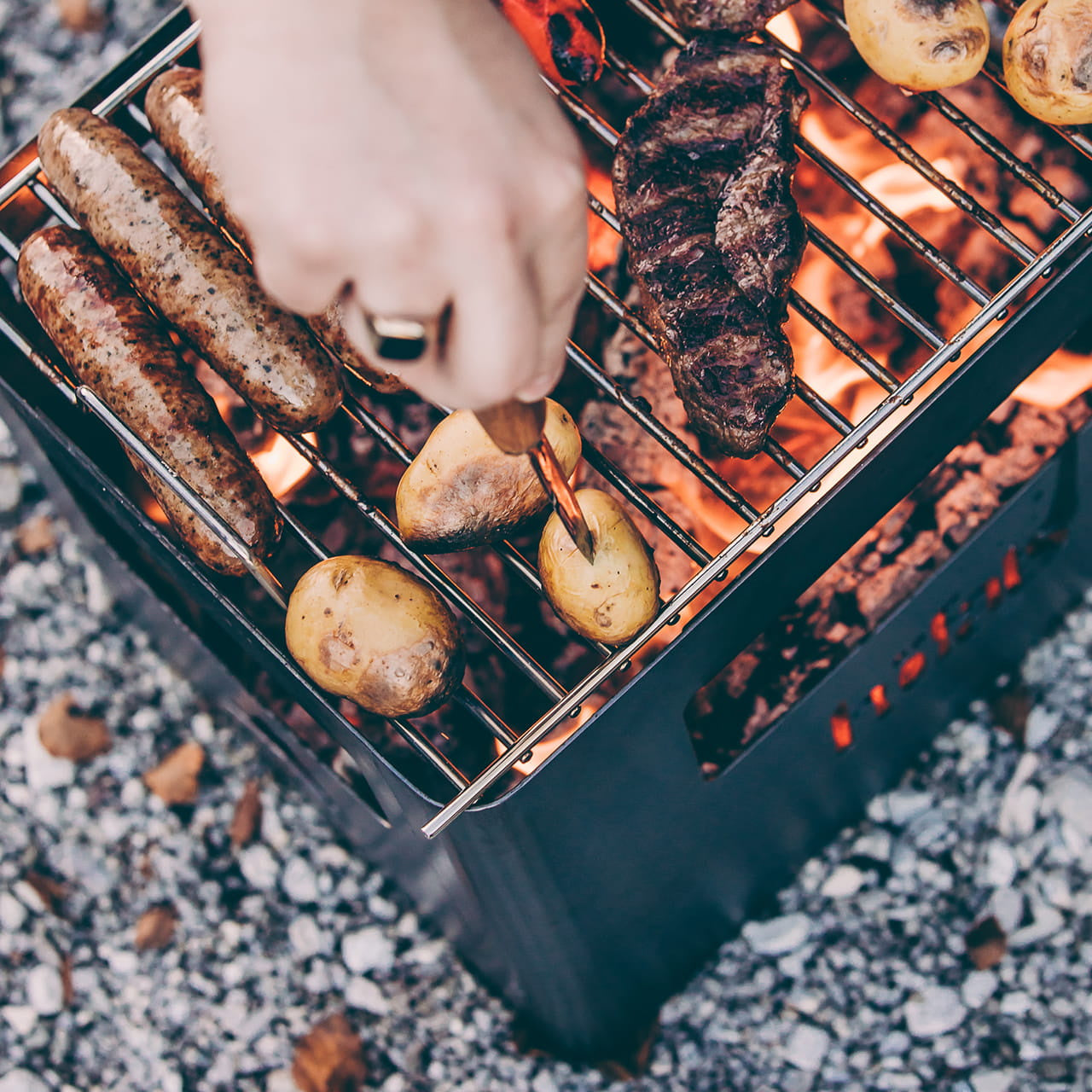 Skrzynka z rusztem - beer box Hofats skrzynka na piwo prezent dla piwosza prezent dla działkowca