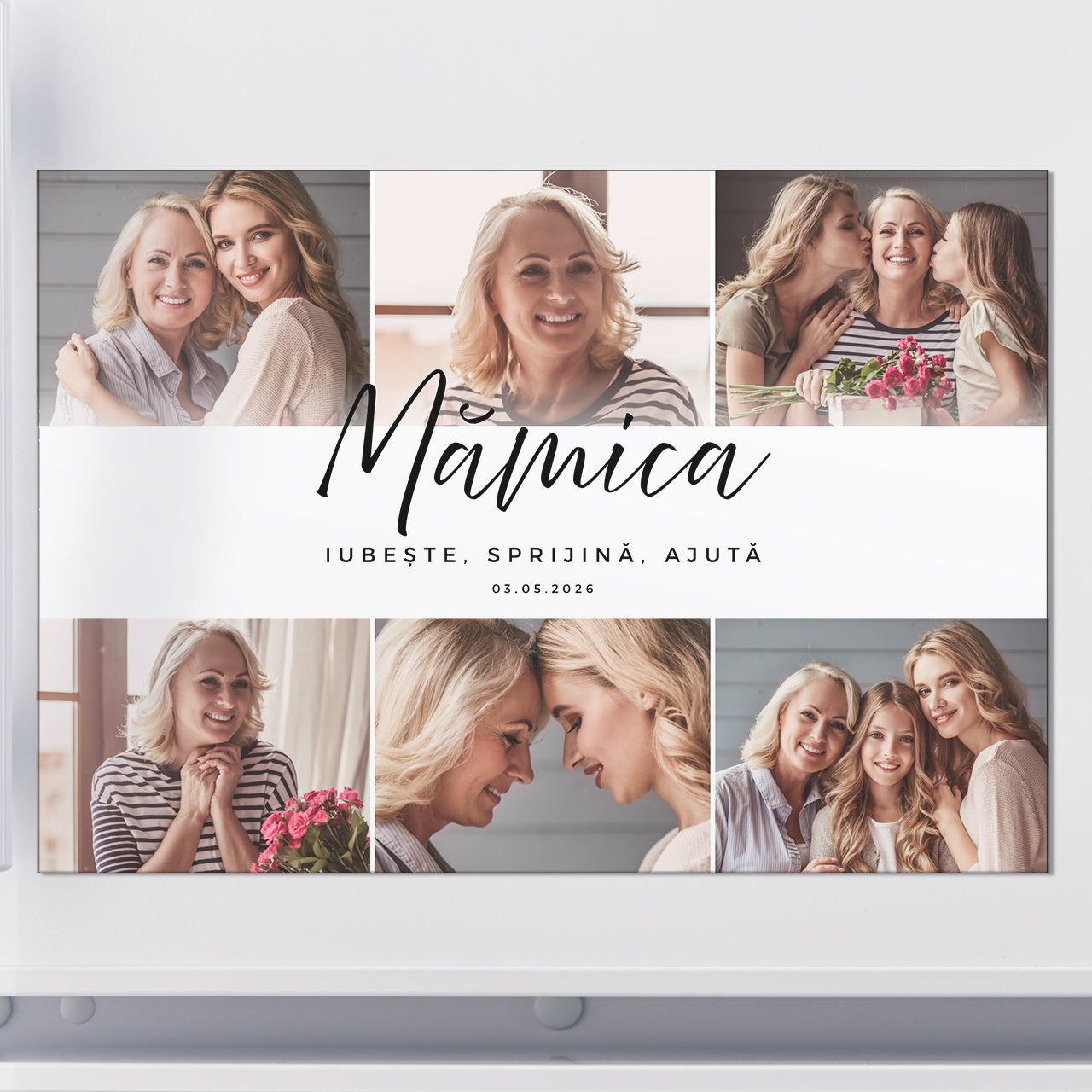 Magnes ze zdjęciami - upominek na Dzień Mamy magnes na dzień mamy prezent dla mamy prezent na dzień mamy