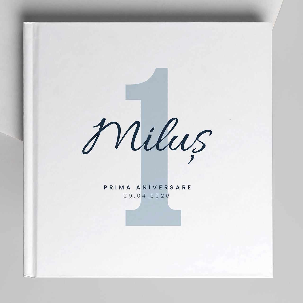 Personalizowana księga pamiątkowa na roczek chłopca księga gości na roczek prezent na roczek dla chłopca