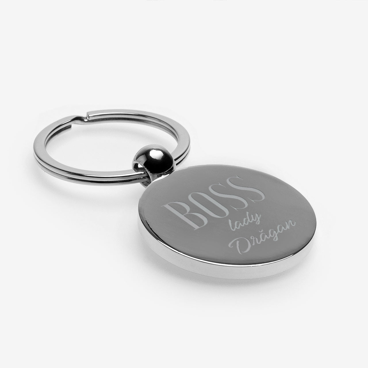 Grawerowany brelok dla szefowej prezent dla szefowej brelok z grawerem brelok do kluczy personalizowany brelok