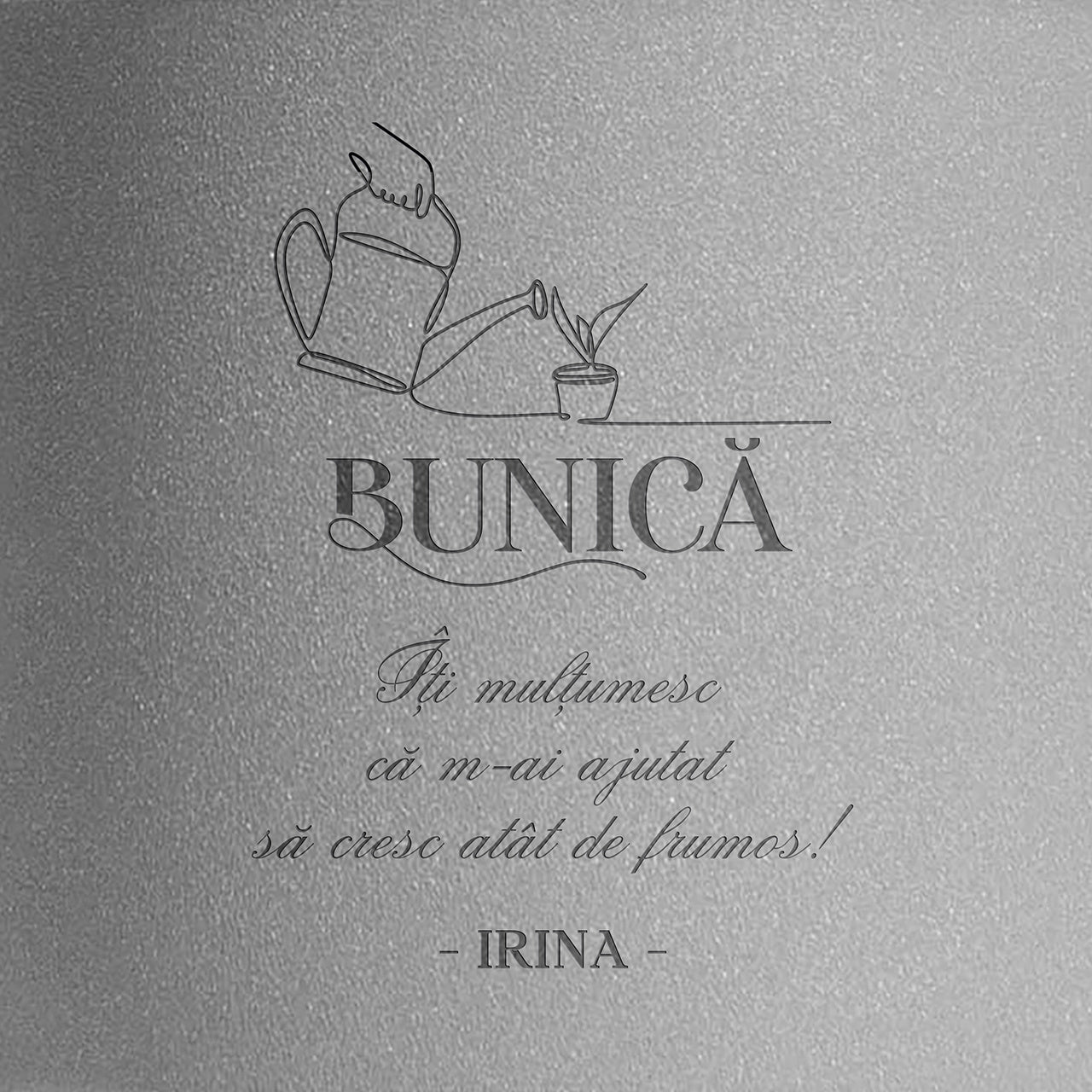 Doniczka z grawerem prezent dla babci doniczka dla babci doniczka na Dzień Babci prezent na Dzień Babci