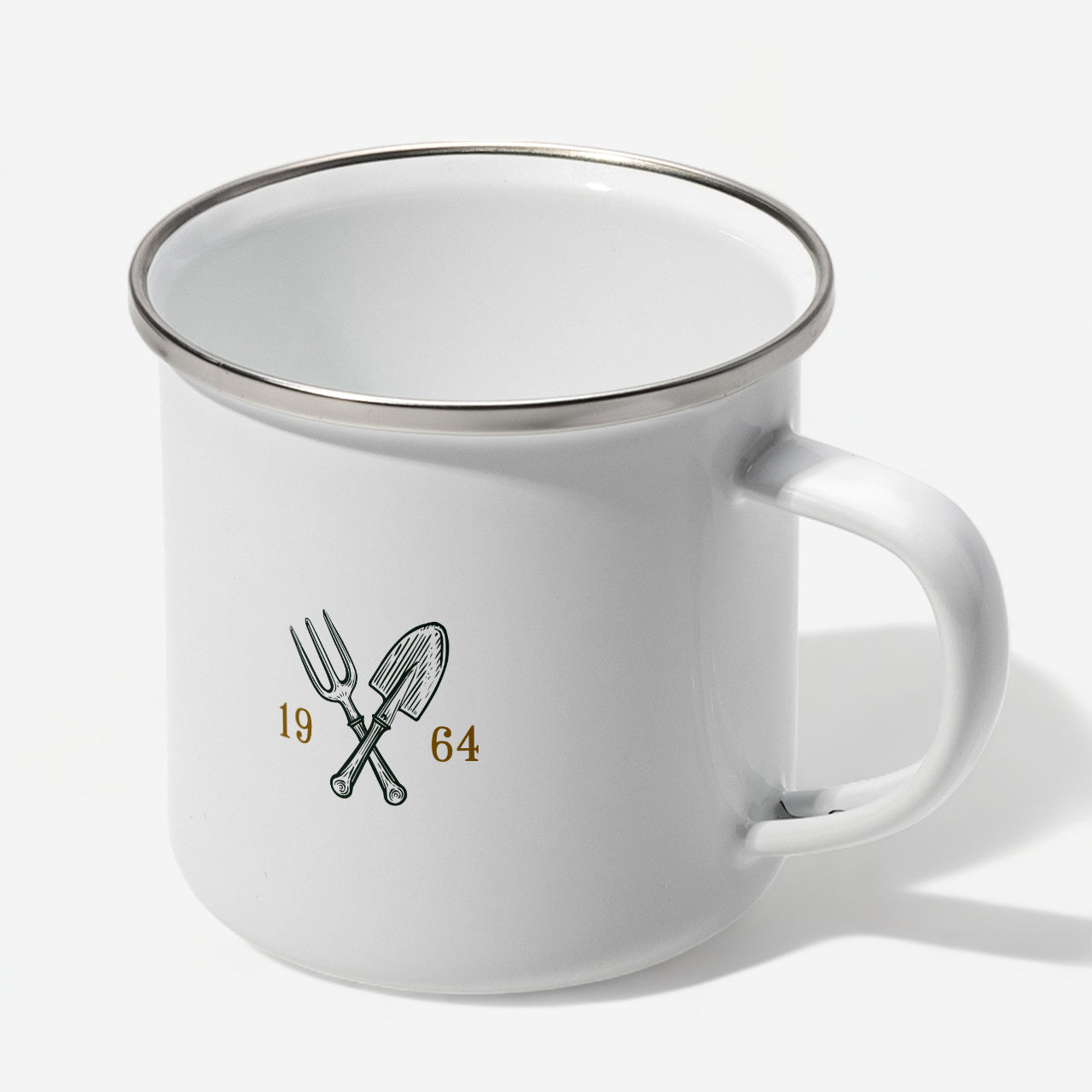 Cană emailată pentru grădinar