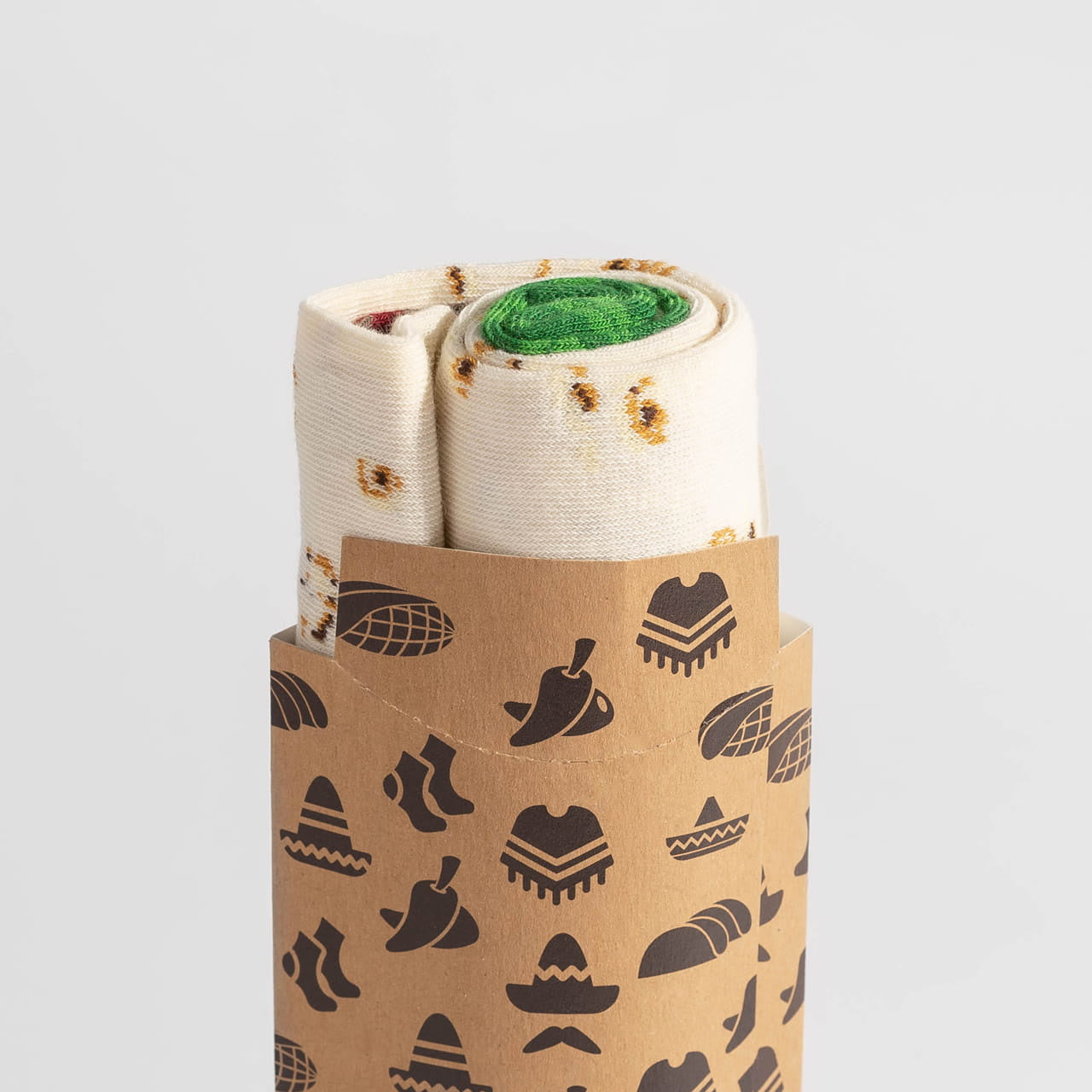 Skarpetki TORTILLA śmieszny prezent dla niego (2 pary) skarpetki na prezent skarpetki na dzień chłopaka