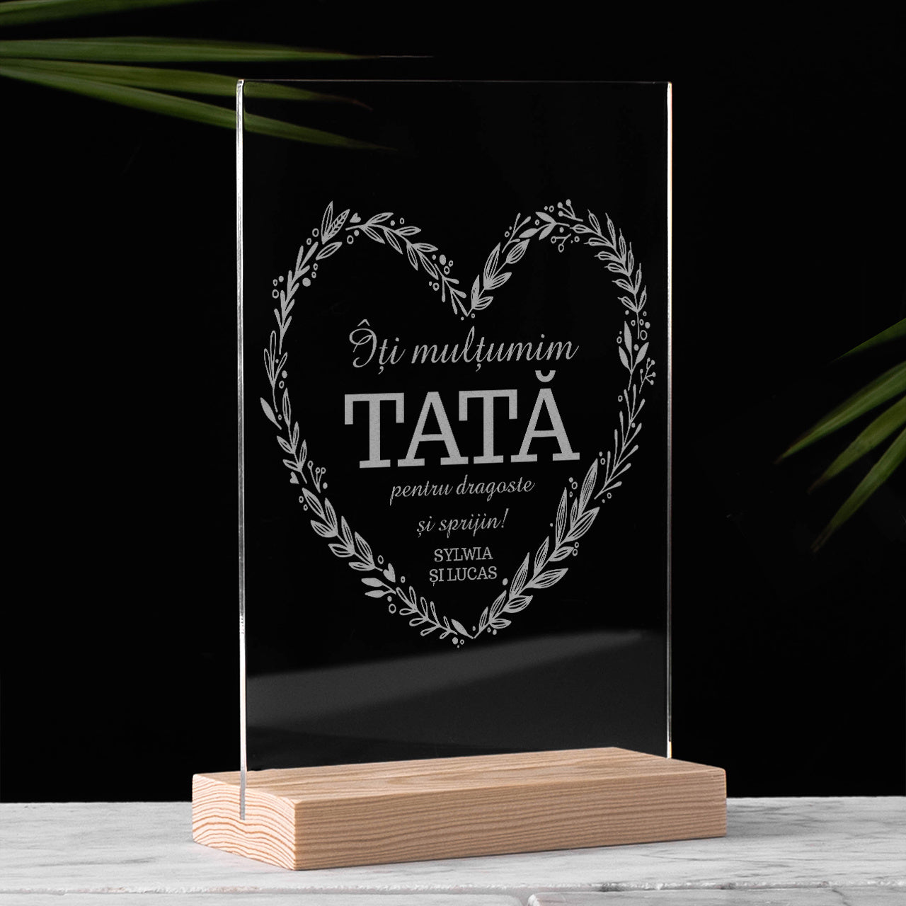 Statuetă pentru tată – mulțumire de Ziua Tatălui