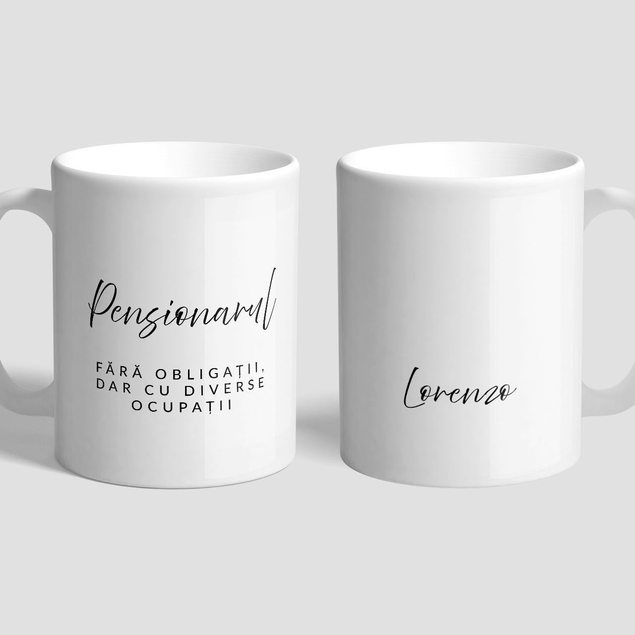 Cană personalizată – cadou cu ocazia pensionării