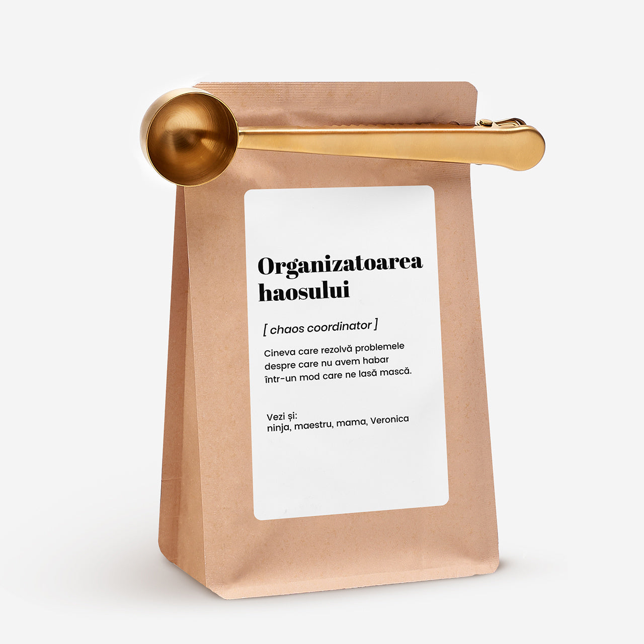 Kawa z miarką Koordynatorka Chaosu prezent dla koleżanki z pracy prezent dla kawosza