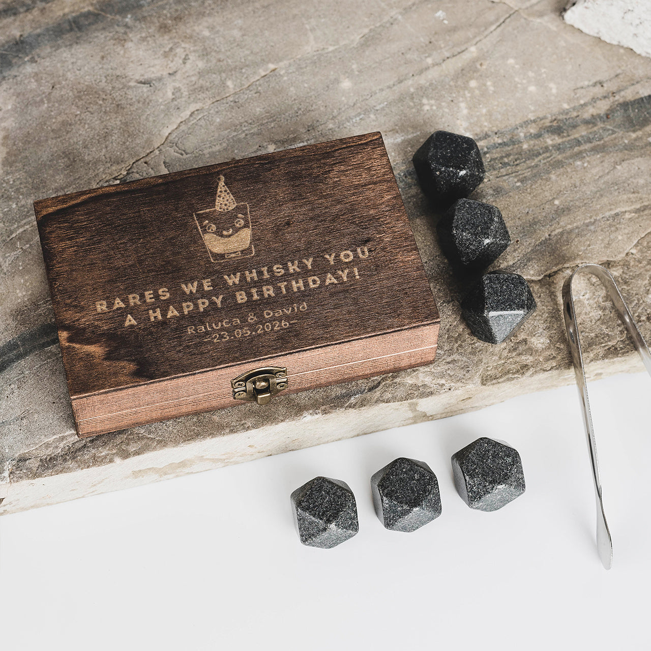 Kamienie do whisky dla mężczyzny na urodziny prezent dla mężczyzny na urodziny prezent na urodziny dla mężczyzny
