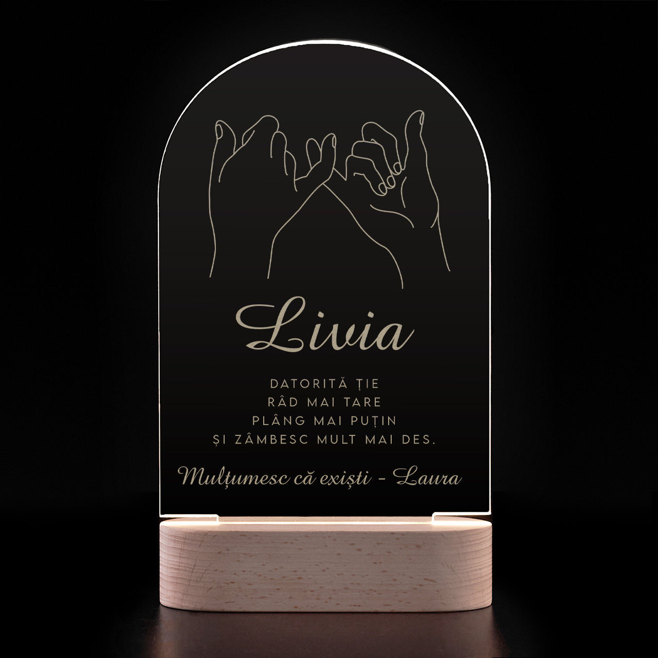 Personalizowana statuetka - oryginalny prezent dla przyjaciółki prezent na urodziny dla przyjaciółki