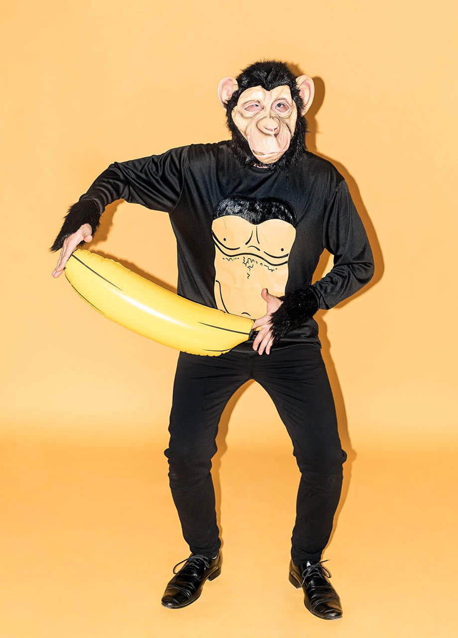 Gonflabil galben BANAN – accesoriu amuzant