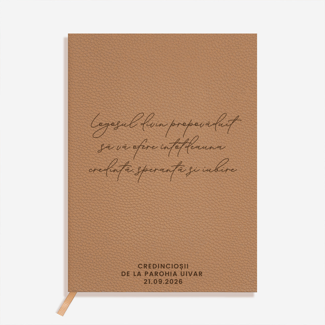 Personalizowany notes - elegancki prezent dla księdza notes na prezent dla księdza notes personalizowany