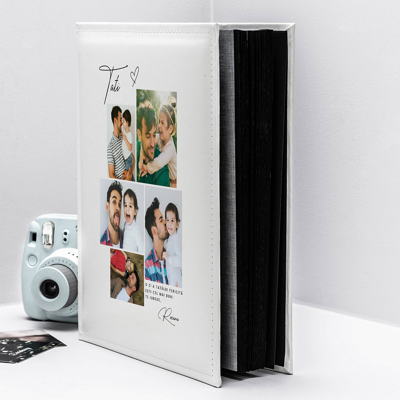 Album personalizat pentru Ziua Tatălui – colaj cu fotografii