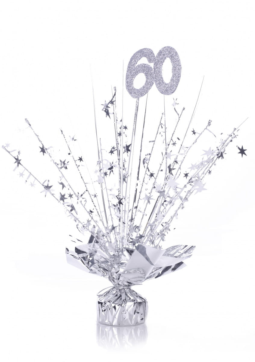 Decorațiune kaskadowa 60 ANI argintie