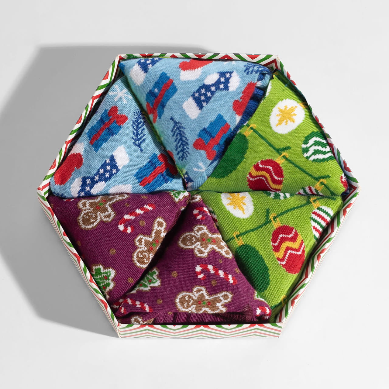 Zestaw skarpetek na święta Dla Niej 3 pary prezent świąteczny skarpetki świąteczne damskie