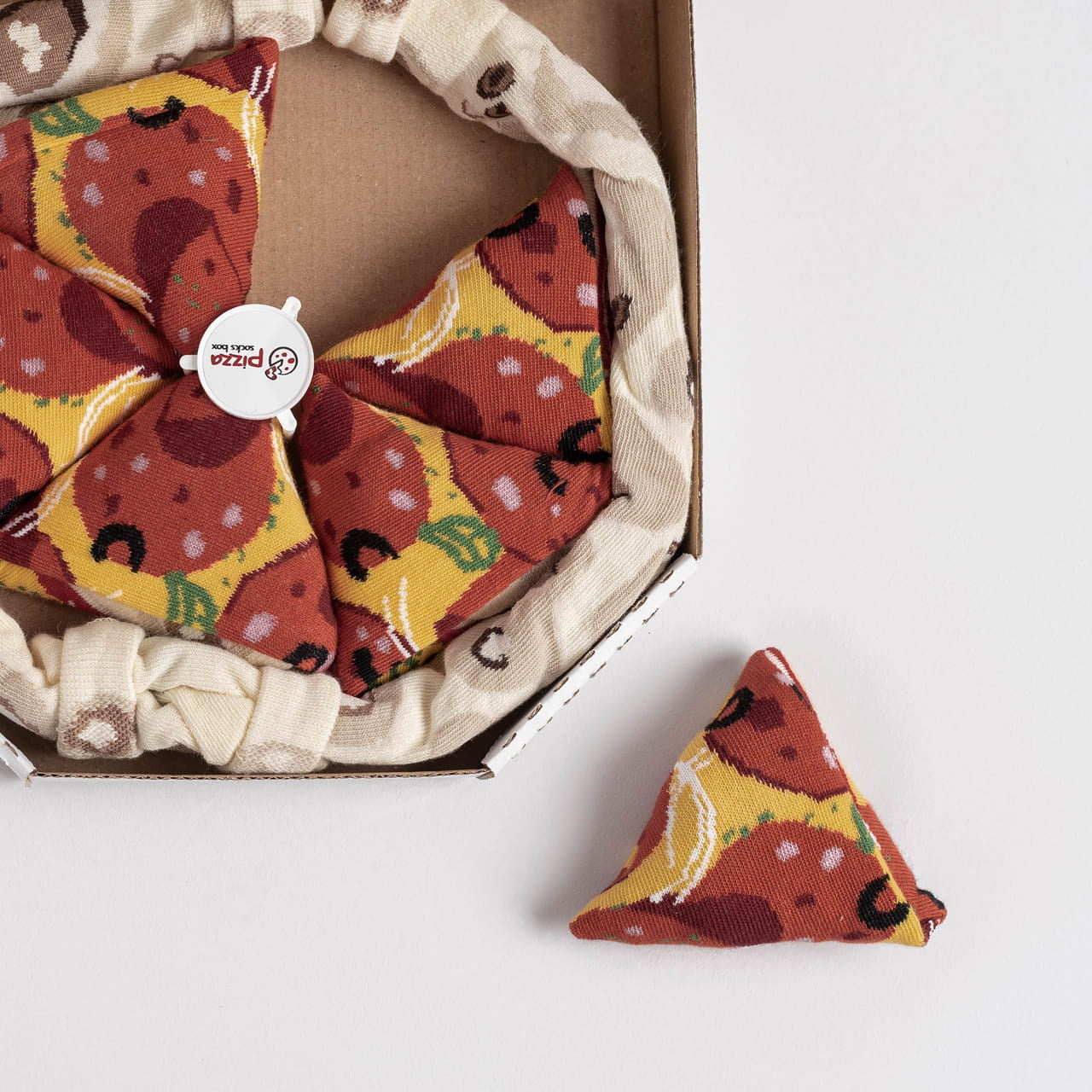 Skarpety PIZZA prezent na Dzień Chłopaka skarpetki na dzień chłopaka śmieszne skarpetki na dzień chłopaka