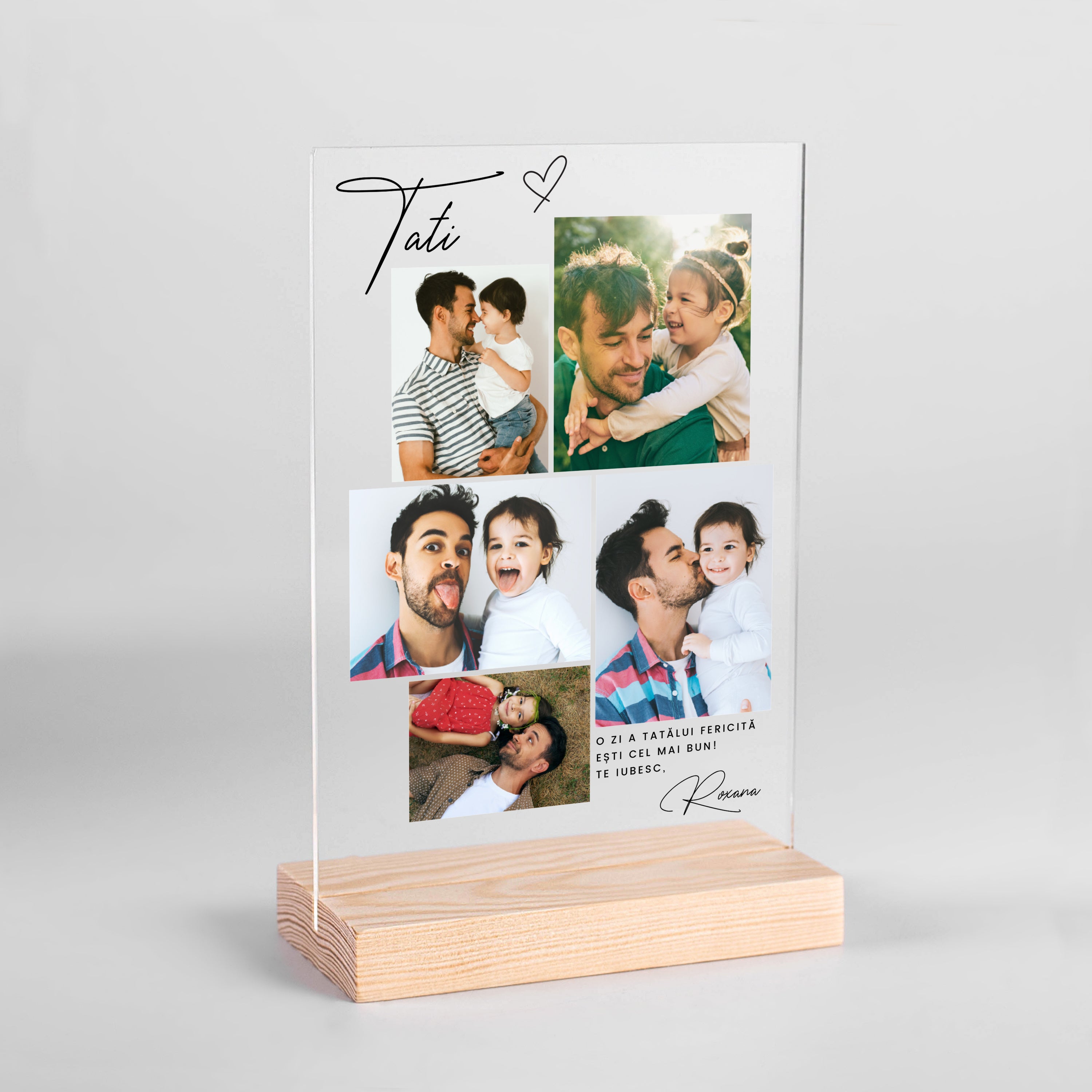 Statuetă pentru Ziua Tatălui – cu fotografii