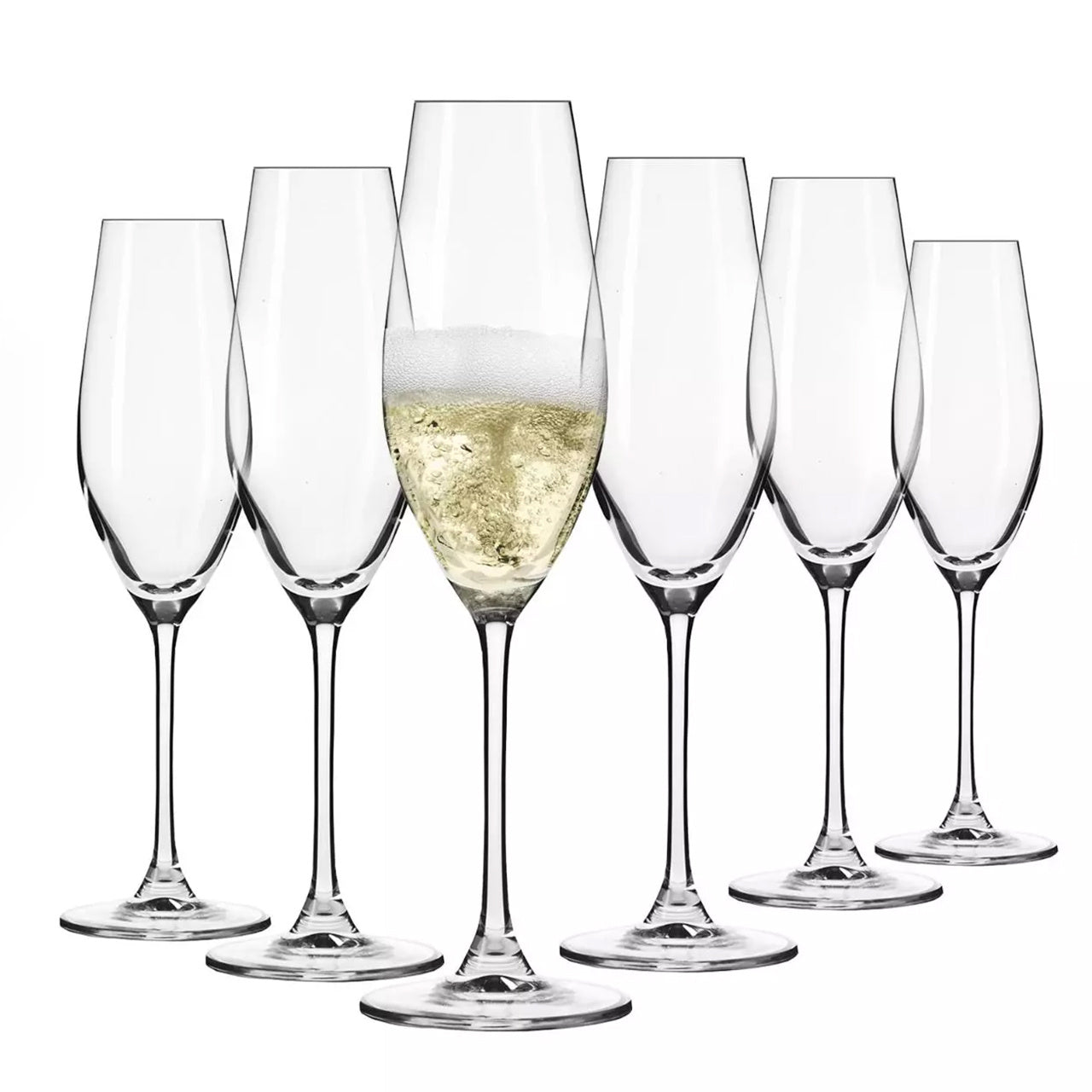 Kieliszki do szampana 6 szt. zestaw kieliszków szampanówki