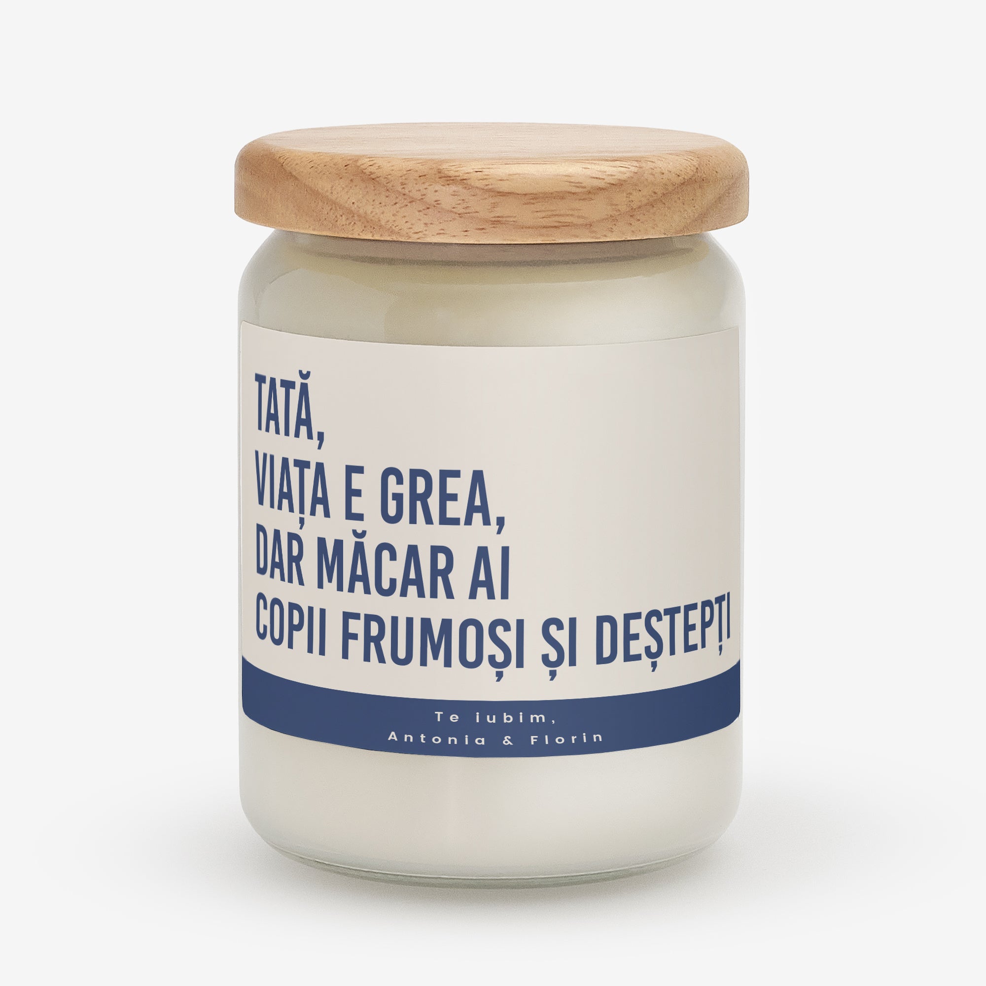 Świeca na Dzień Ojca - prezent dla taty na Dzień Taty świeczka personalizowana dla Taty upominek dla Taty