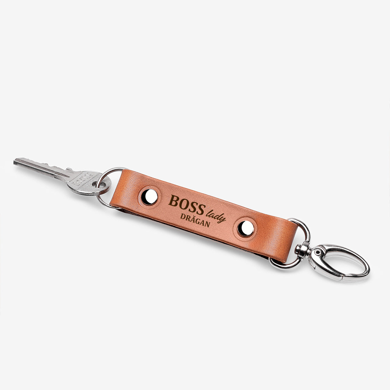 Breloc din piele – cadou pentru șefă