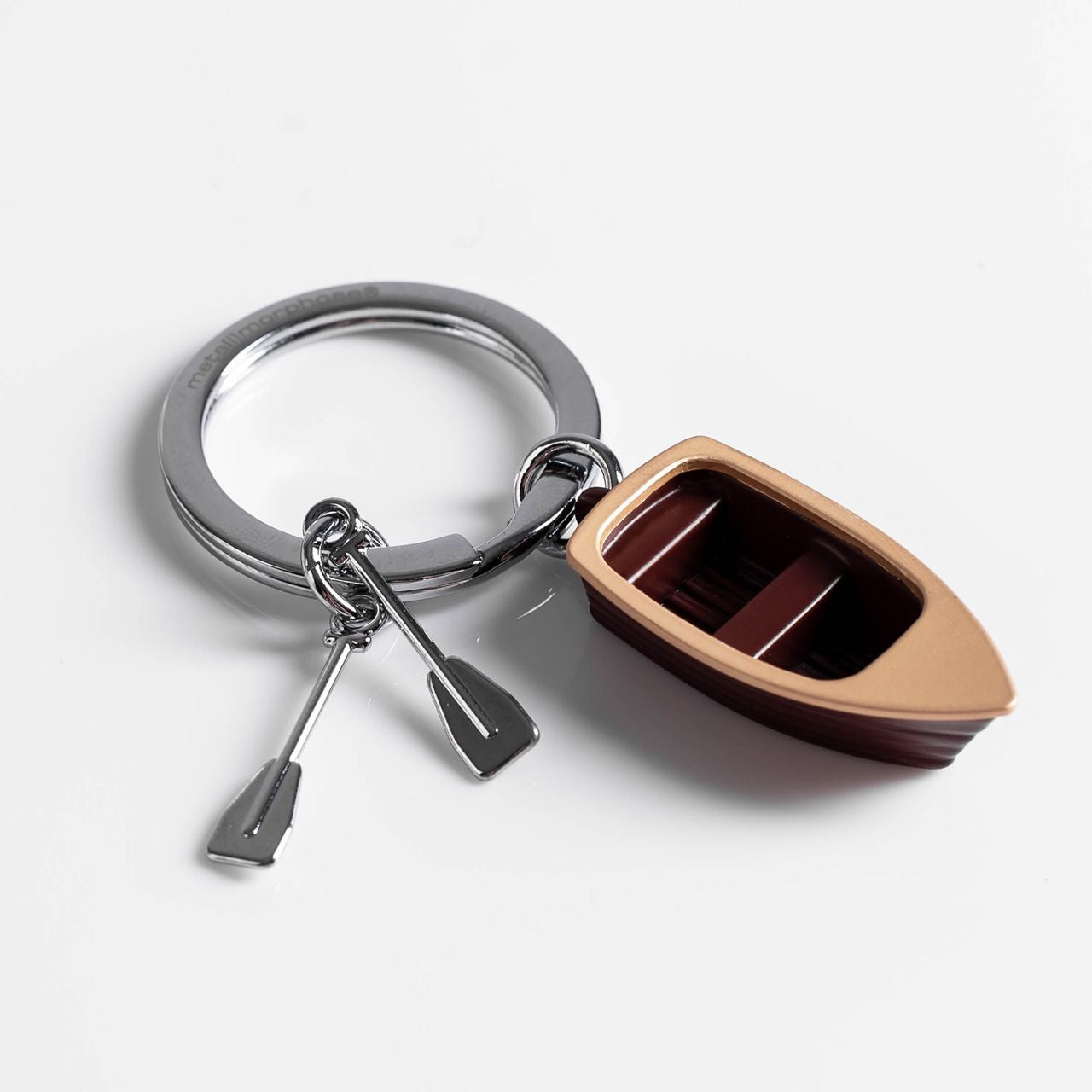 Brelok Łódka prezent dla wędkarza brelok dla wędkarza gadżety dla wędkarza prezent dla wędkarza na urodziny