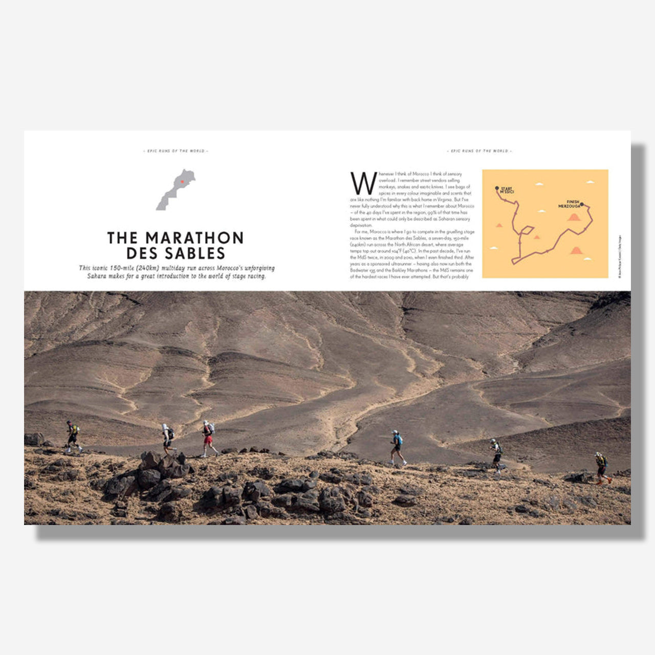 Książka dla biegacza Epic Runs of the World książka o bieganiu prezent dla biegacza