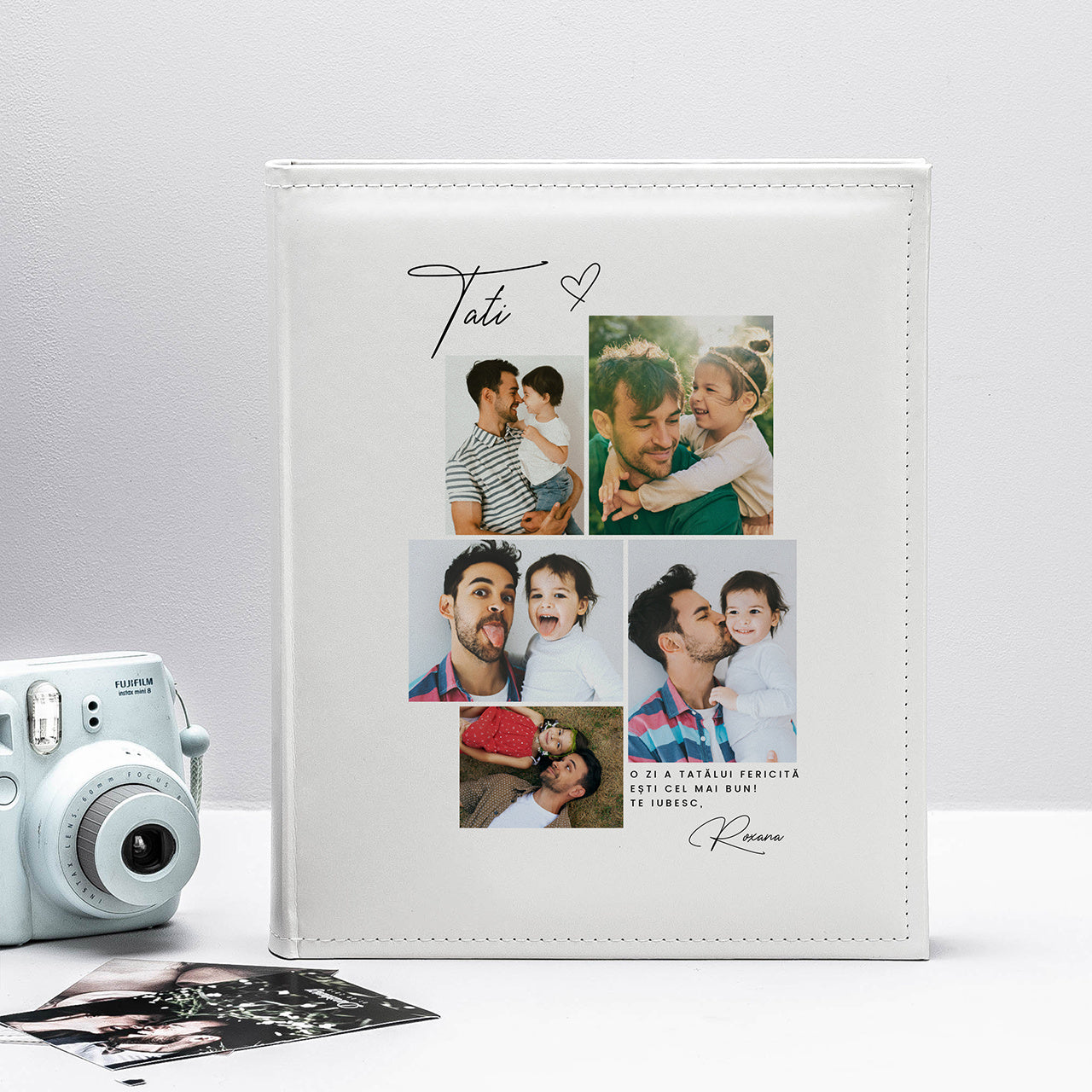 Album personalizat pentru Ziua Tatălui – colaj cu fotografii