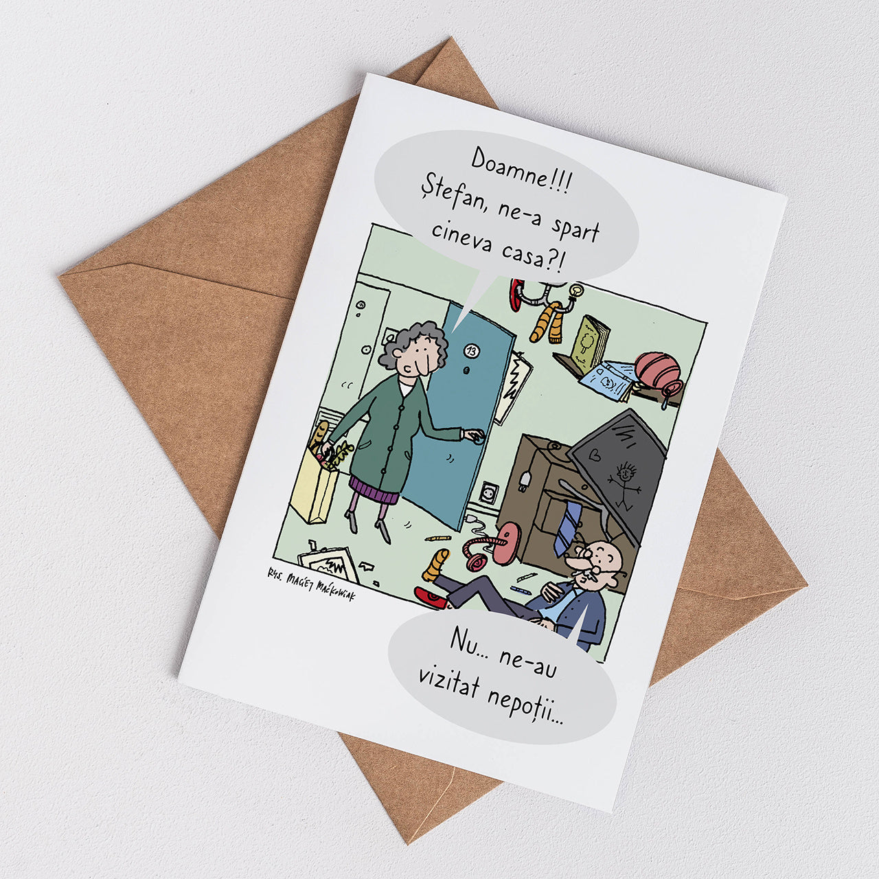 Kartka z życzeniami dla Babci i Dziadka kartka na Dzień Babci i Dziadka upominek dla babci i dziadka