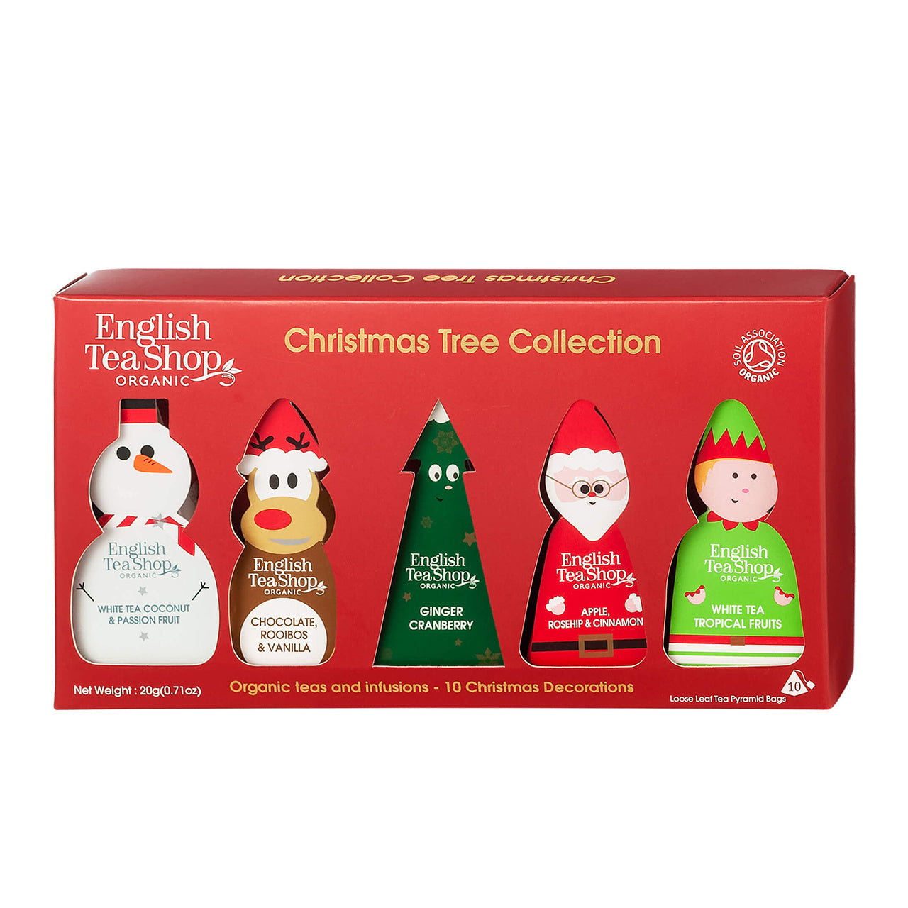 Świąteczne herbaty Zawieszki na choinkę zestaw herbat zestaw herbat na prezent zestaw świątecznych herbat