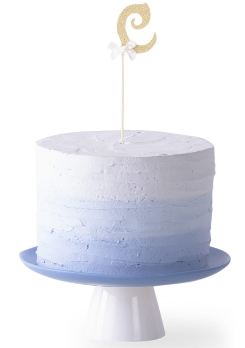 Picker pentru tort LITERĂ C aurie