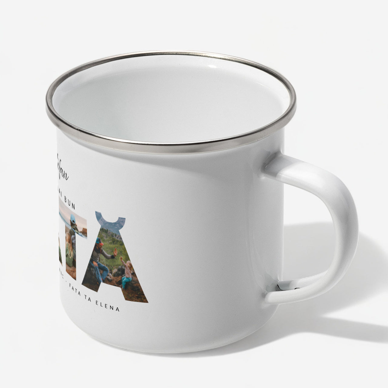 Cană personalizată pentru tata cu fotografii