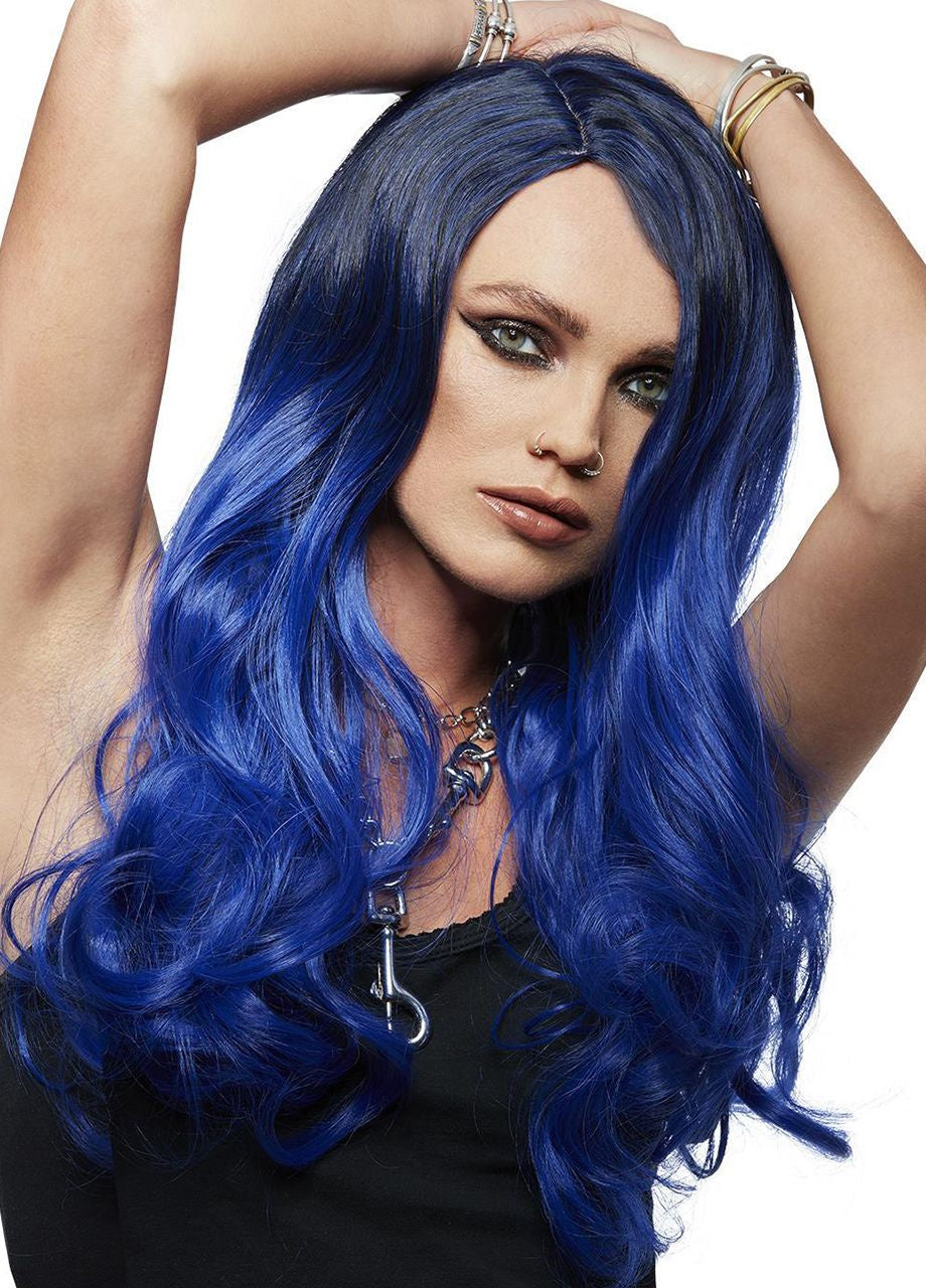 Perucă bleumarin MIDNIGHT