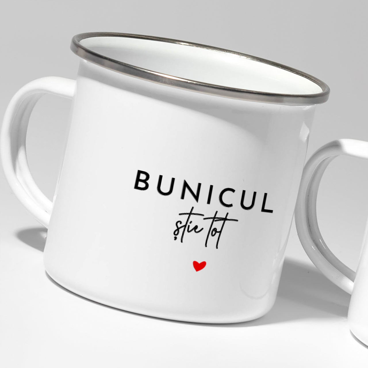 Emaliowane kubki dla Babci i Dziadka kubki na Dzień Babci i Dziadka prezent dla babci i dziadka