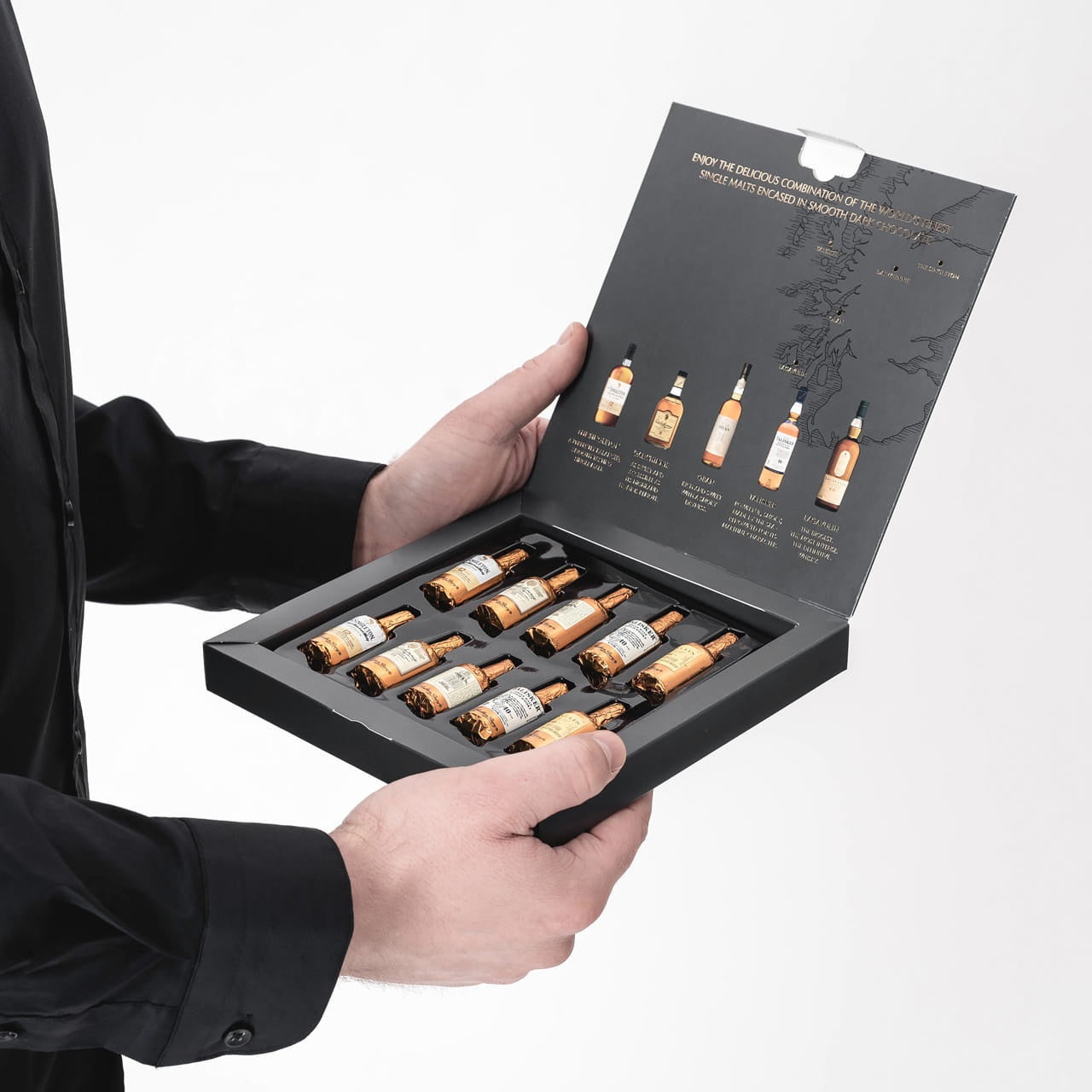 Czekoladki z whisky Anthon Berg WHISKY SINGLE MALTS prezent dla miłośnika whisky