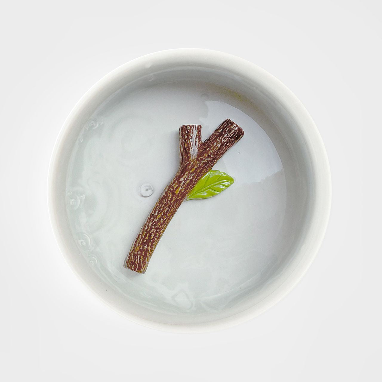 Bol ceramic pentru câine - cu băț