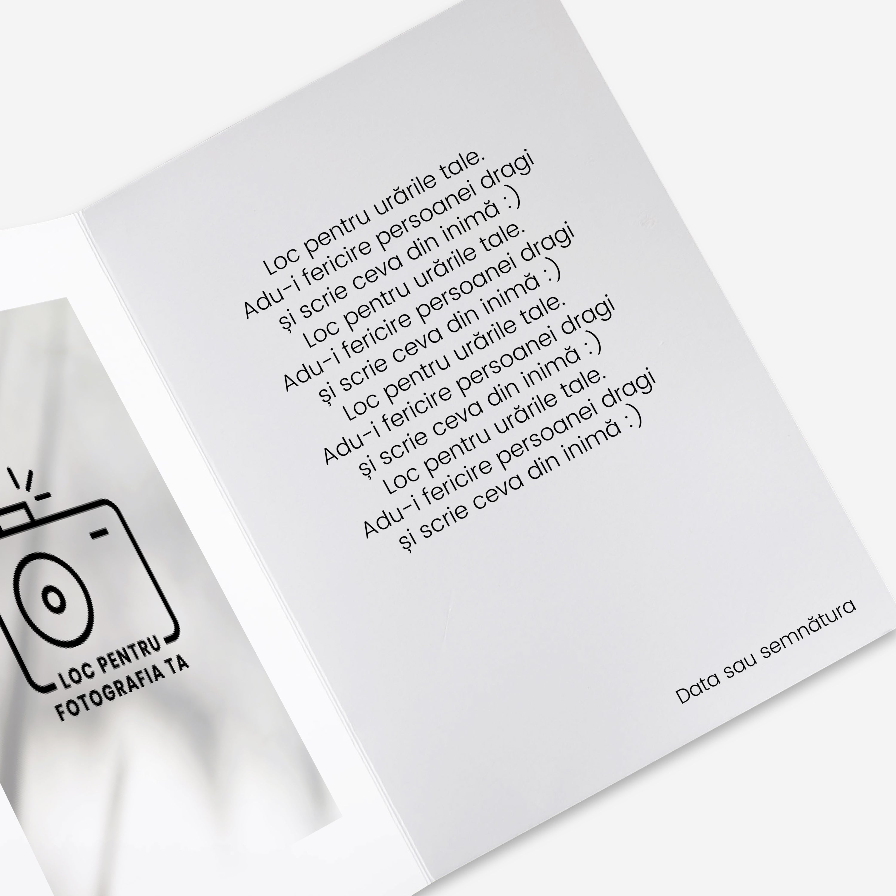 Personalizowana kartka z podziękowaniem kartka ze zdjęciem oryginalny prezent dla świadka