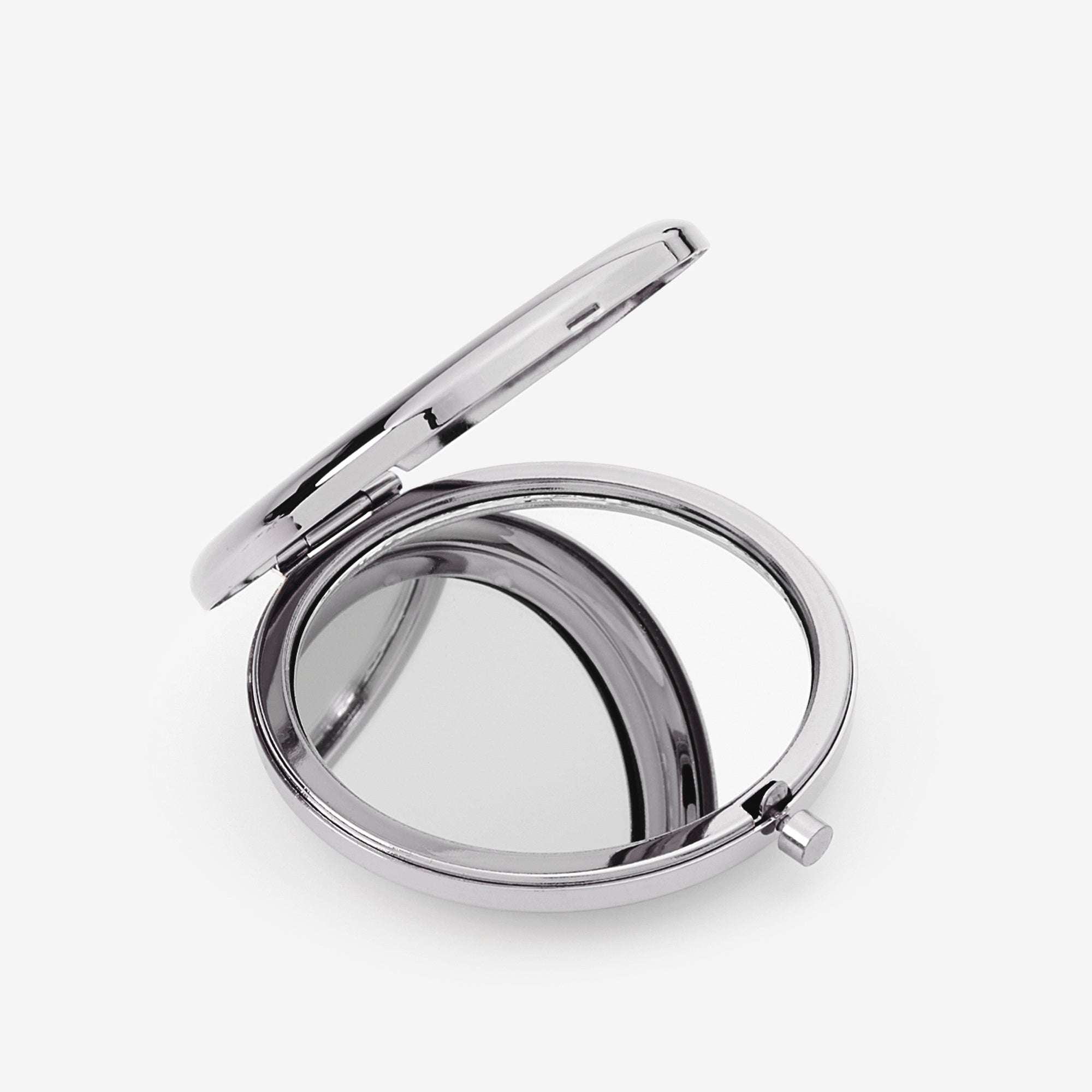 Srebrne lusterko z grawerem - prezent dla mamy lusterko kieszonkowe prezent na dzień mamy