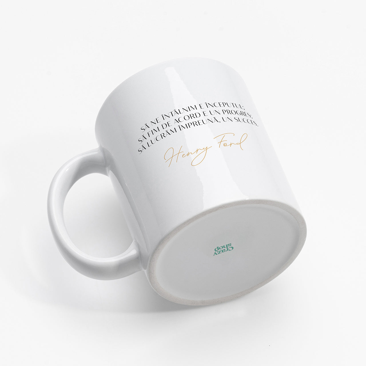 Cană în tub decorativ pentru un angajat