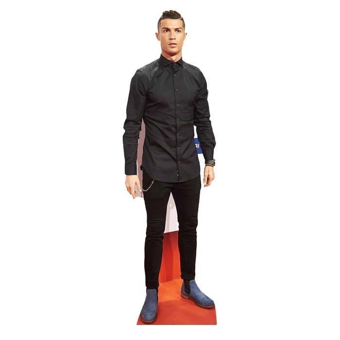 Stand kartonowy Cristiano Ronaldo kartonowa postać prezent dla piłkarza prezent dla kibica