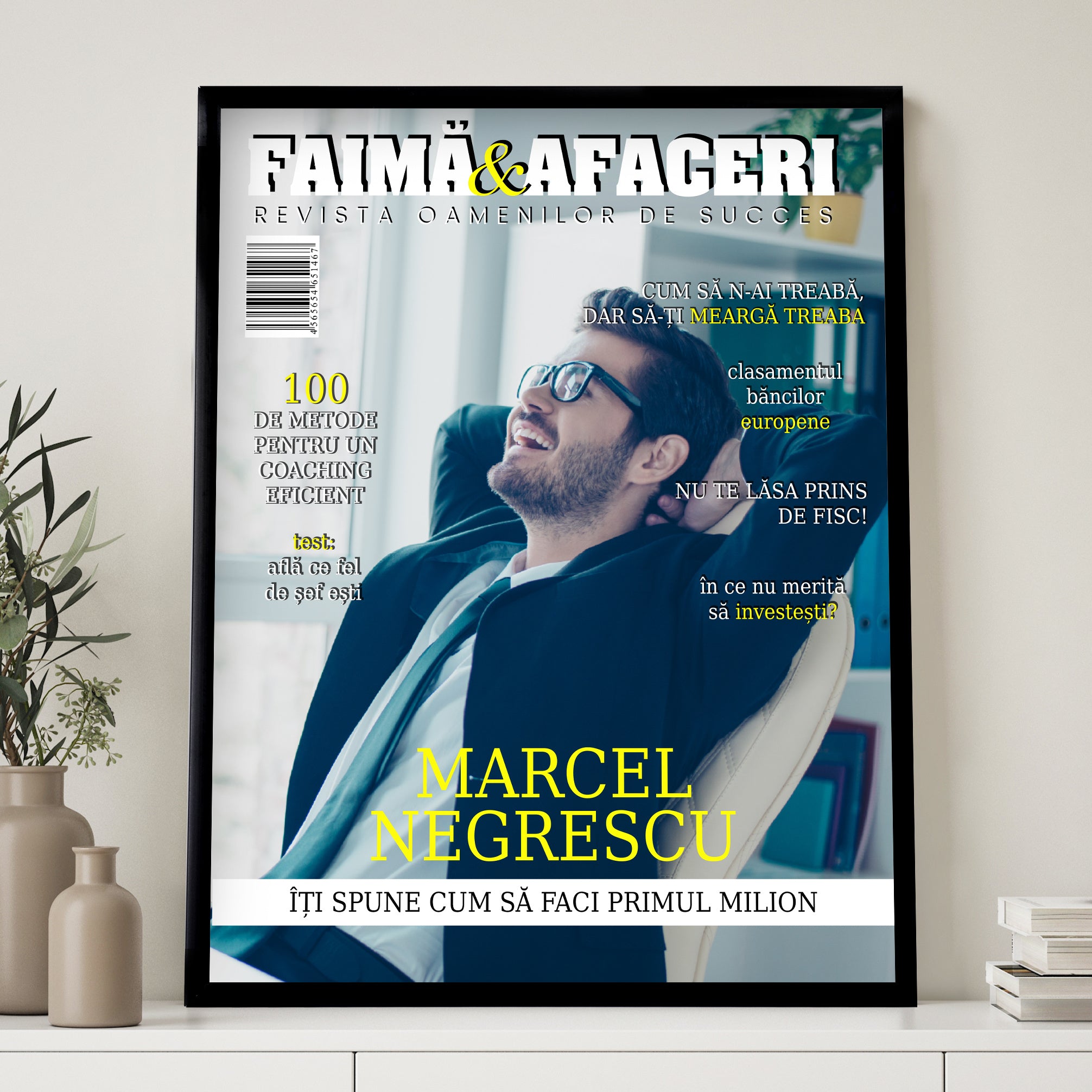 Poster personalizat pentru colegul de muncă